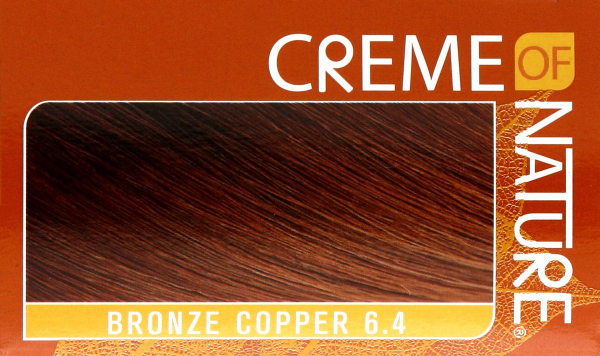 slide 3 of 5, Creme Of Nature Exotic Shine Color With Argan Oil From Morocco Bronze Copper, 1 ct