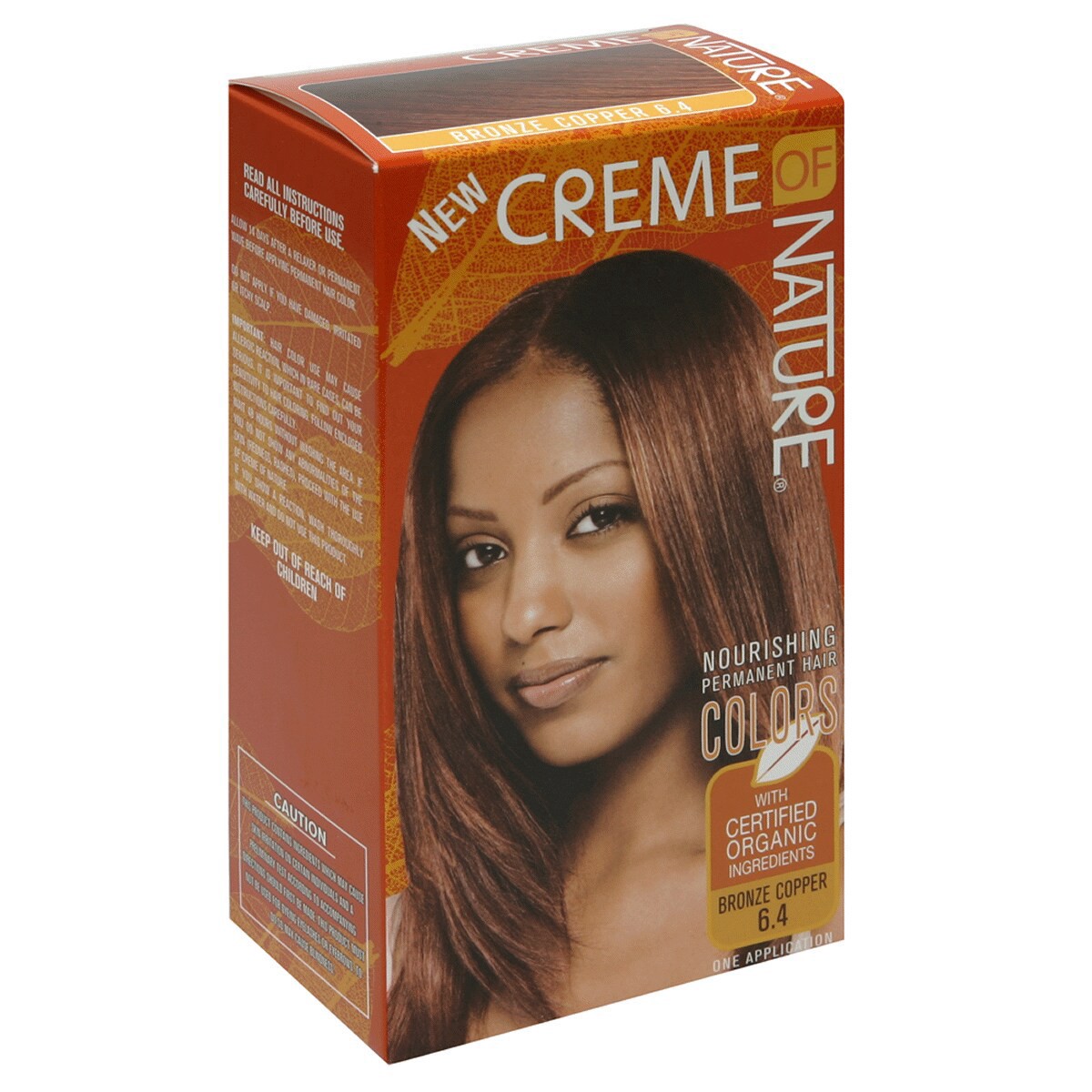 slide 1 of 5, Creme Of Nature Exotic Shine Color With Argan Oil From Morocco Bronze Copper, 1 ct