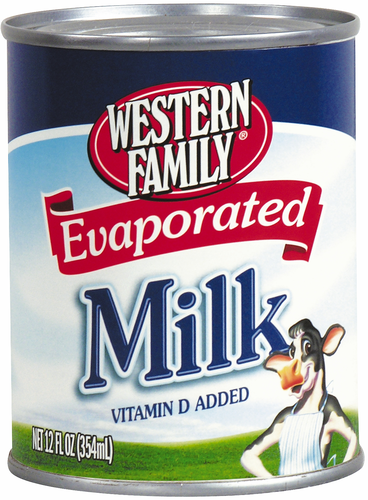 slide 1 of 1, Western Family Evaporated Milk, 12 oz