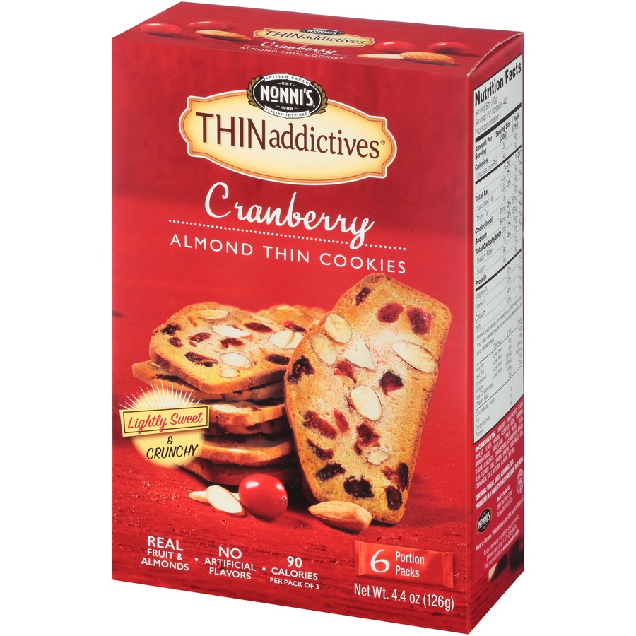 nonni's cranberry almond thinaddictives