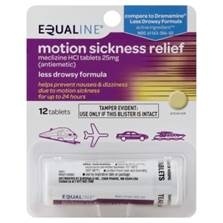 slide 1 of 1, Equaline Motion Sickness Relief, 12 ct