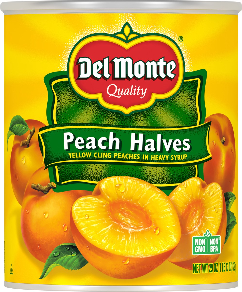 slide 3 of 5, Del Monte Peach Halves, 29 oz