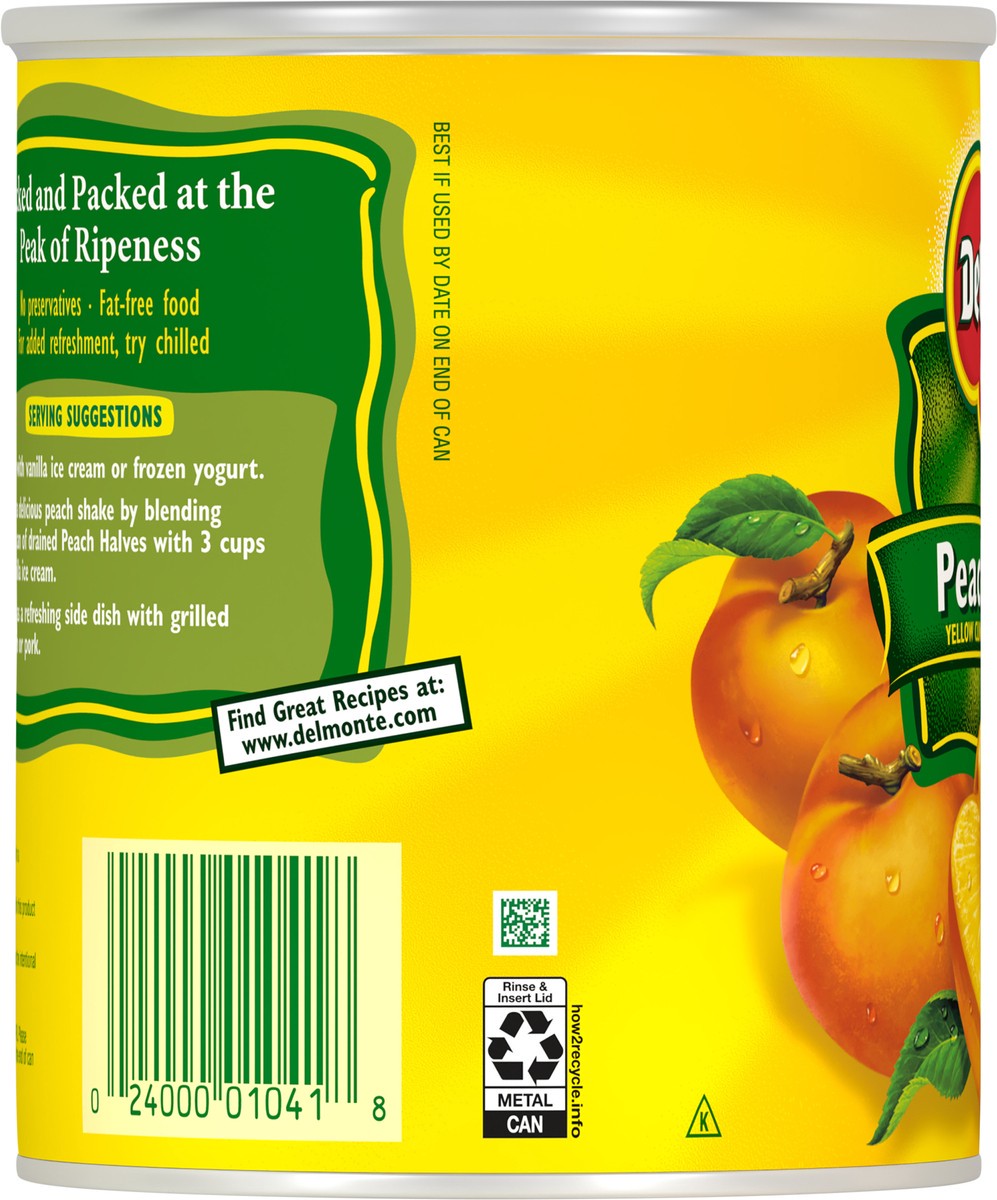 slide 4 of 5, Del Monte Peach Halves, 29 oz