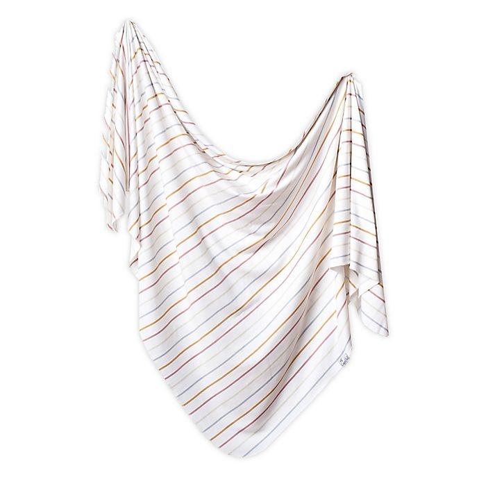 slide 1 of 7, Copper Pearl Piper Knit Swaddle Blanket - White, 1 ct