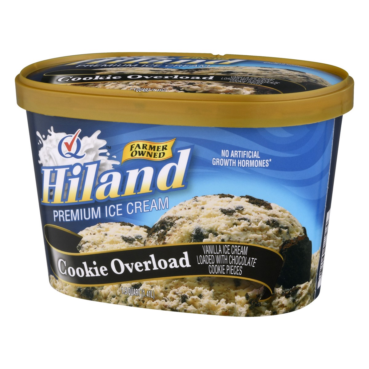 slide 10 of 13, Hiland Dairy Premium Cookie Overload Ice Cream 1.5 qt, 1.5 qt