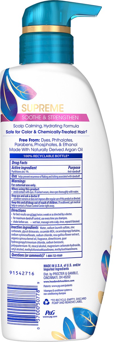 slide 2 of 3, Head & Shoulders Supreme Soothe & Strengthen Shampoo, 11.8 oz