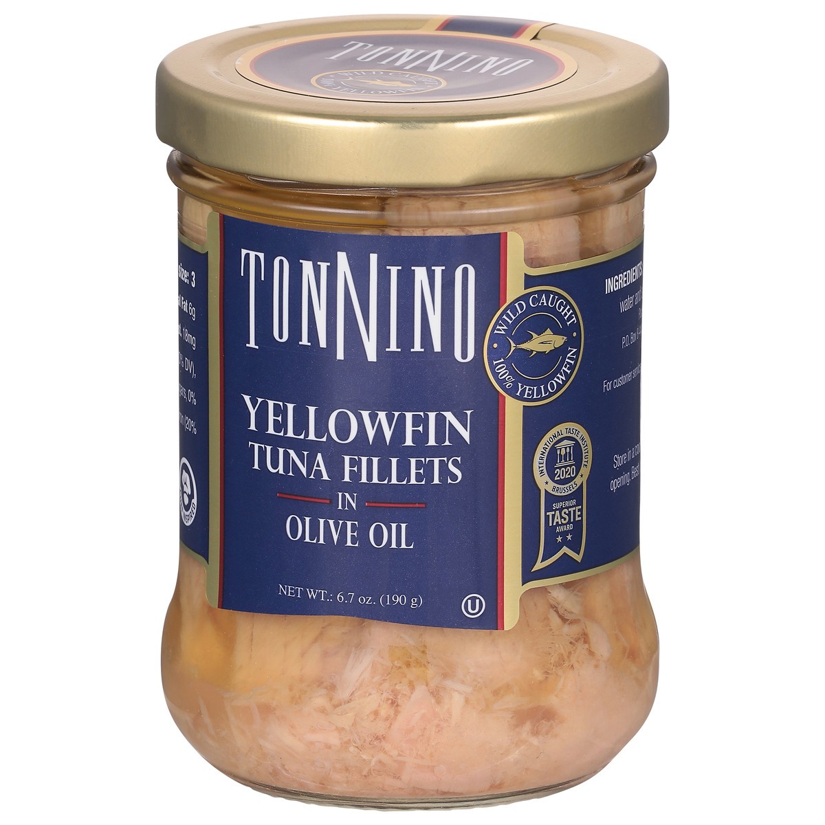 slide 5 of 9, Tonnino Tuna Fillets in Olive Oil, 6.7 oz