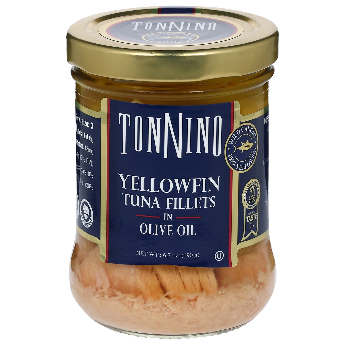 slide 1 of 9, Tonnino Tuna Fillets in Olive Oil, 6.7 oz