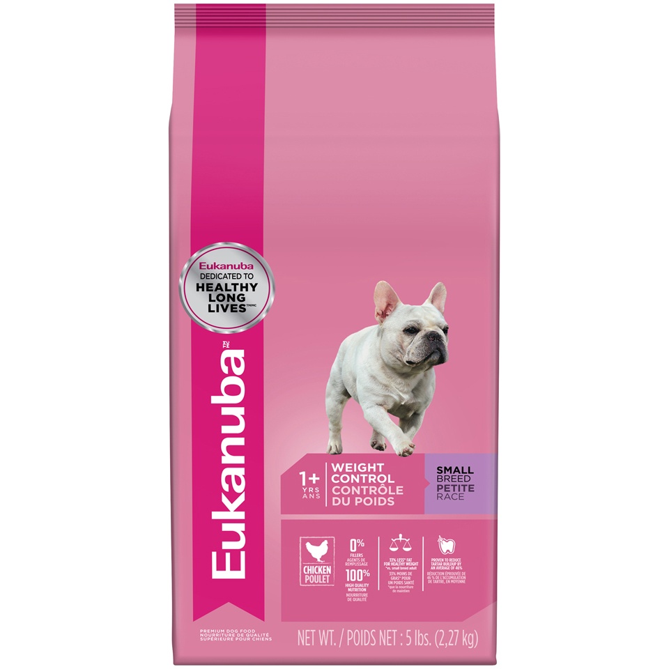 slide 1 of 1, Eukanuba Small Breed Weight Control Adult Dog Food, 5 lb