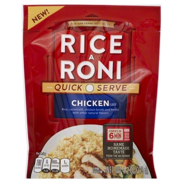 slide 1 of 3, Rice-A-Roni Quick Serve Chicken, 4.2 oz