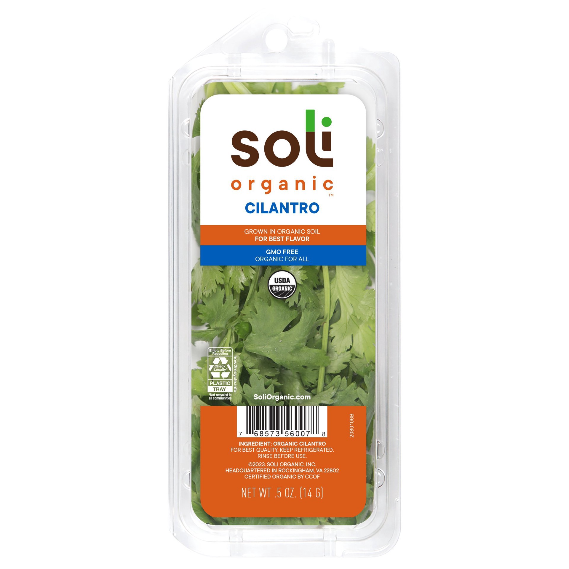 slide 1 of 1, Soli Cilantro, 0.5 oz