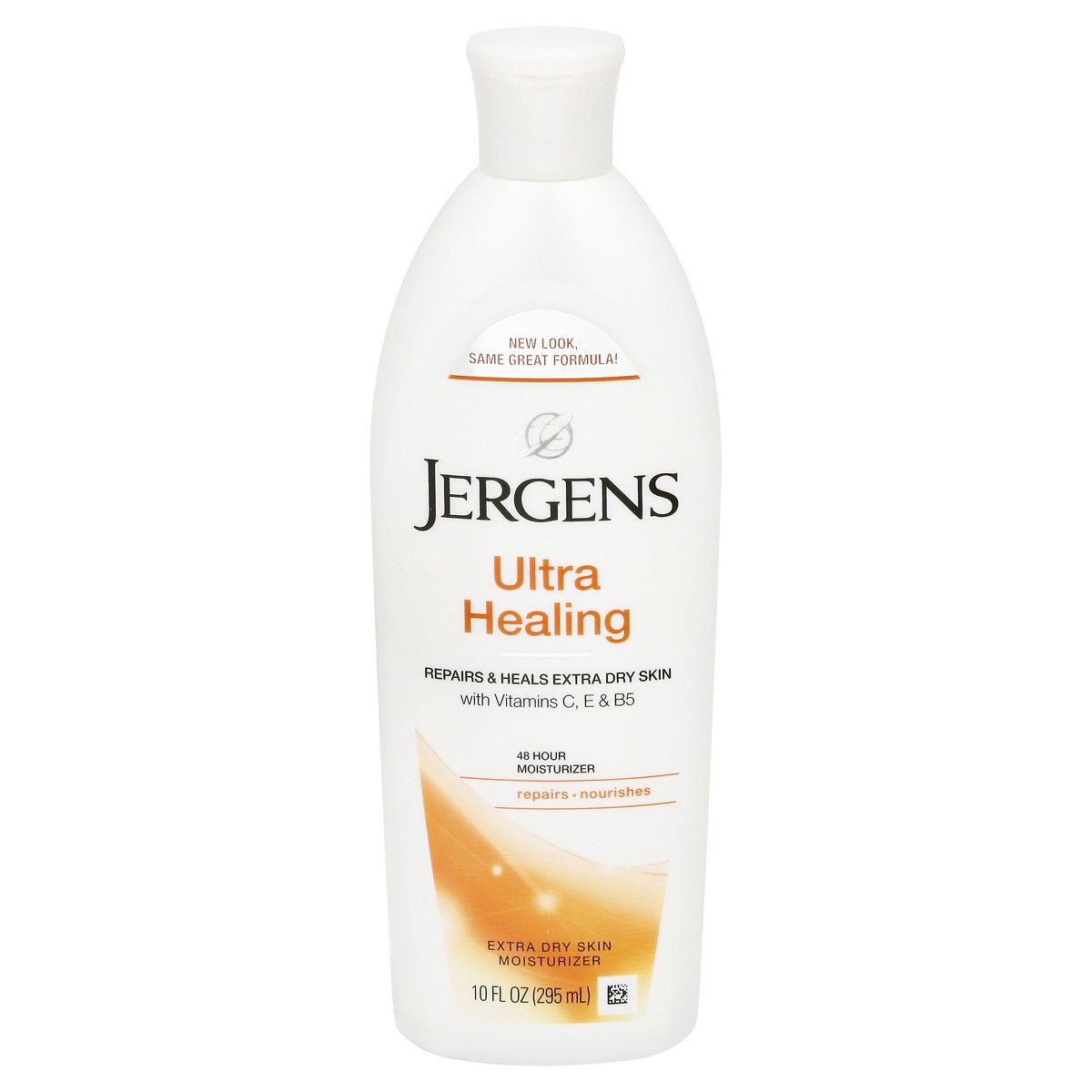 slide 1 of 5, Jergens Ultra Healing Moisturizer for Dry Skin, Hand and Body Lotion, with Hydralucence Blend, Vitamins C, E and B5, 10 Oz, 10 fl oz