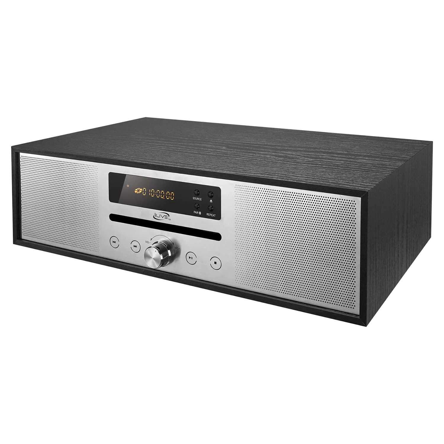 slide 1 of 1, iLive Bluetooth Home Music System IHB340B Black, 1 ct