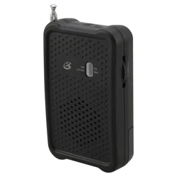 GPX R055B AM/FM Handheld Radio, Black