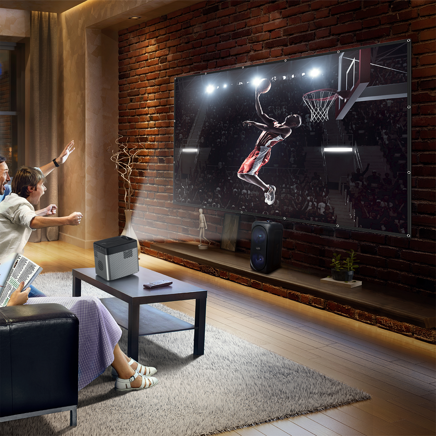 slide 2 of 6, ILIVE Cinema Pop-Up Movie Theater Kit, 1 ct