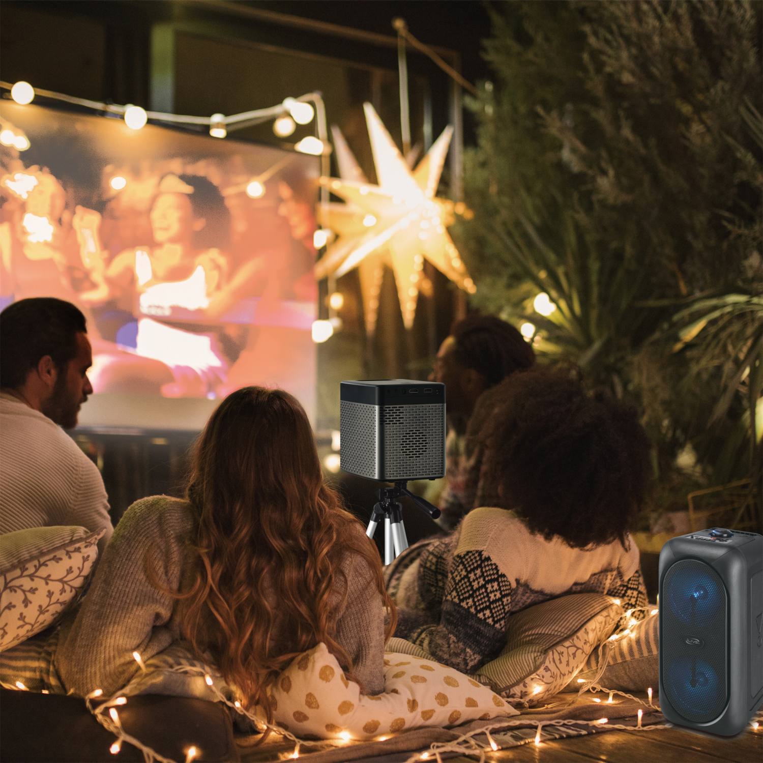 slide 6 of 6, ILIVE Cinema Pop-Up Movie Theater Kit, 1 ct