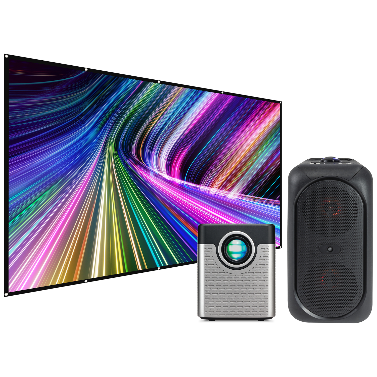 slide 1 of 6, ILIVE Cinema Pop-Up Movie Theater Kit, 1 ct