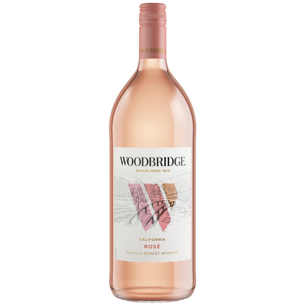 slide 1 of 7, Woodbridge by Robert Mondavi Rose Wine, 1.5 L Bottle, 50.72 fl oz