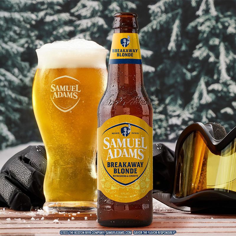 slide 6 of 8, Samuel Adams Breakaway Blonde Ale Seasonal Beer - 6pk/12 fl oz Bottles, 6 ct; 12 fl oz