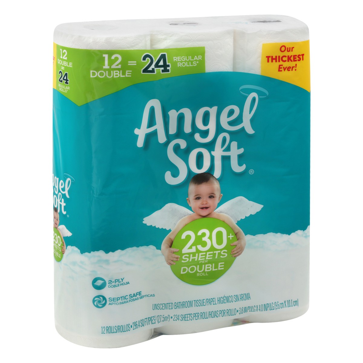 slide 2 of 11, Angel Soft Bathroom Tissue 12 ea, 12 ct