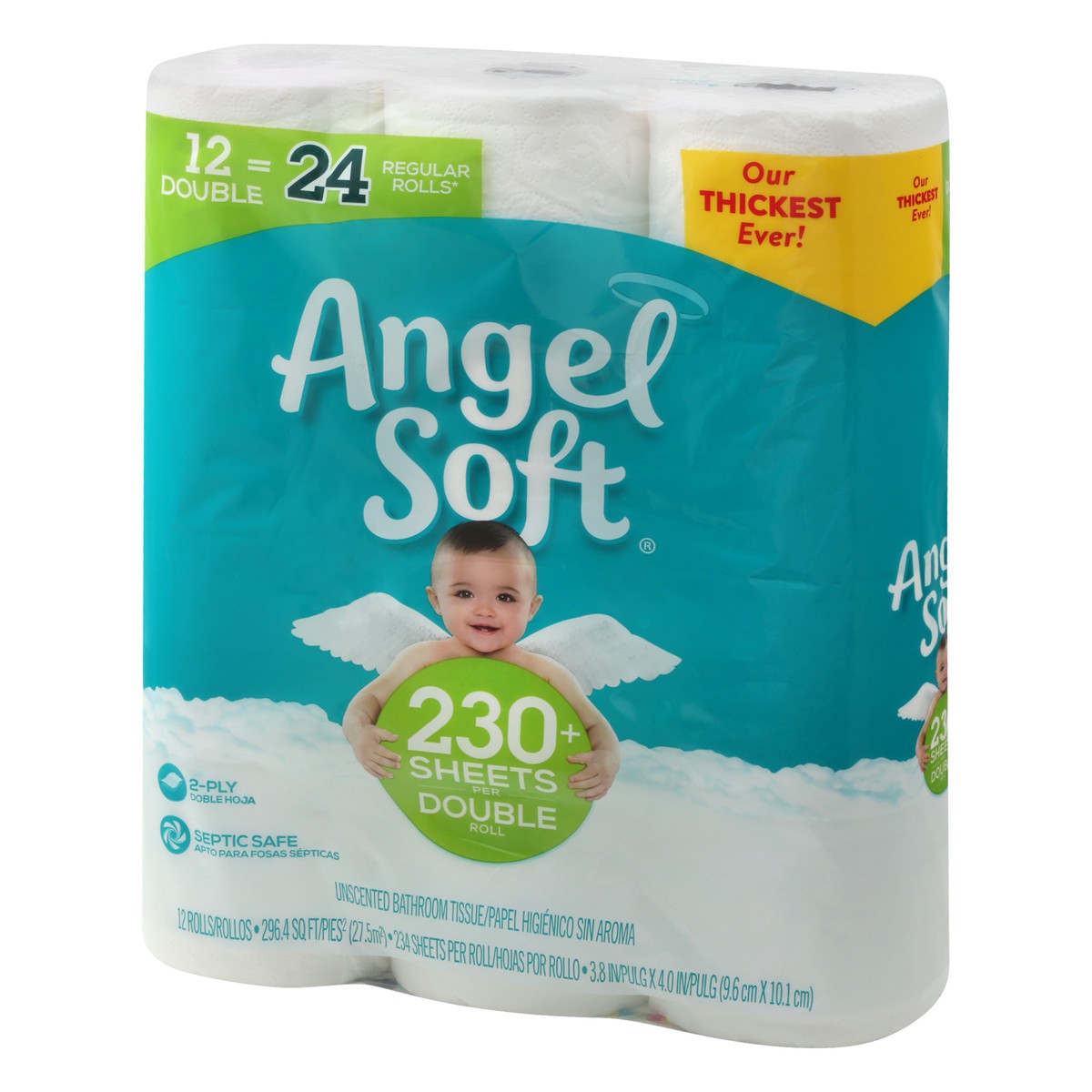 slide 3 of 11, Angel Soft Bathroom Tissue 12 ea, 12 ct