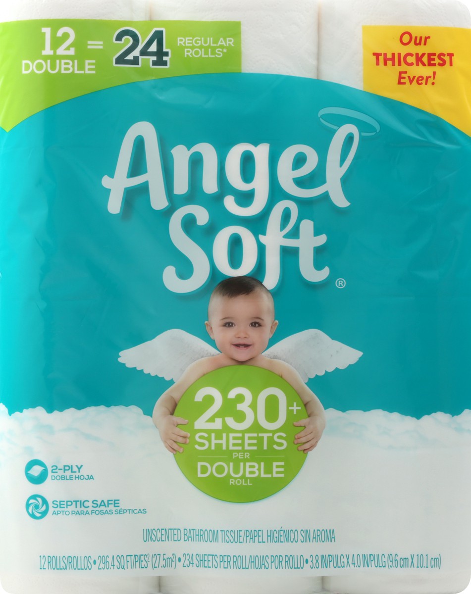 slide 4 of 11, Angel Soft Bathroom Tissue 12 ea, 12 ct