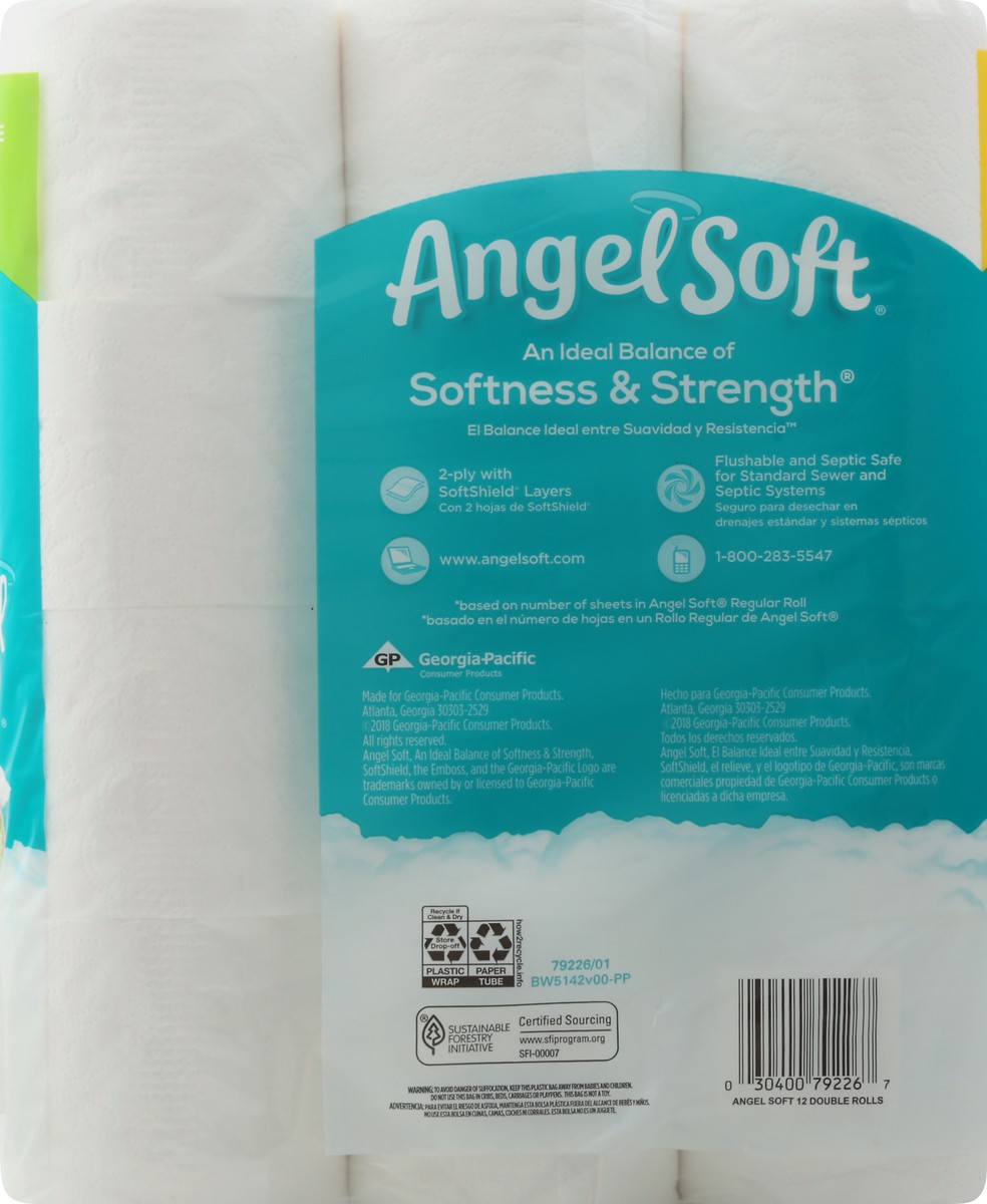 slide 9 of 11, Angel Soft Bathroom Tissue 12 ea, 12 ct