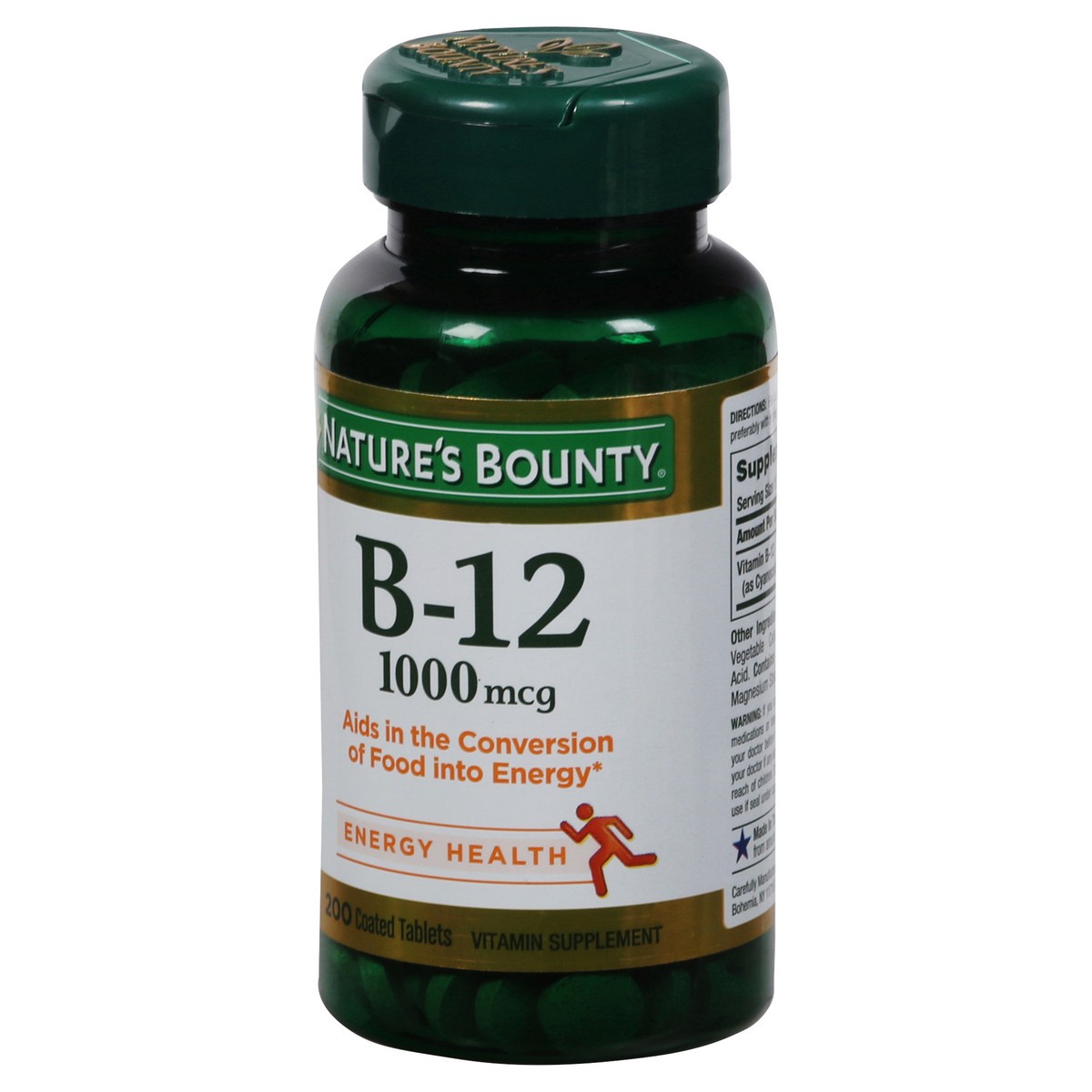 slide 2 of 9, Nature's Bounty B12 Tablet Value Size, 200 ct