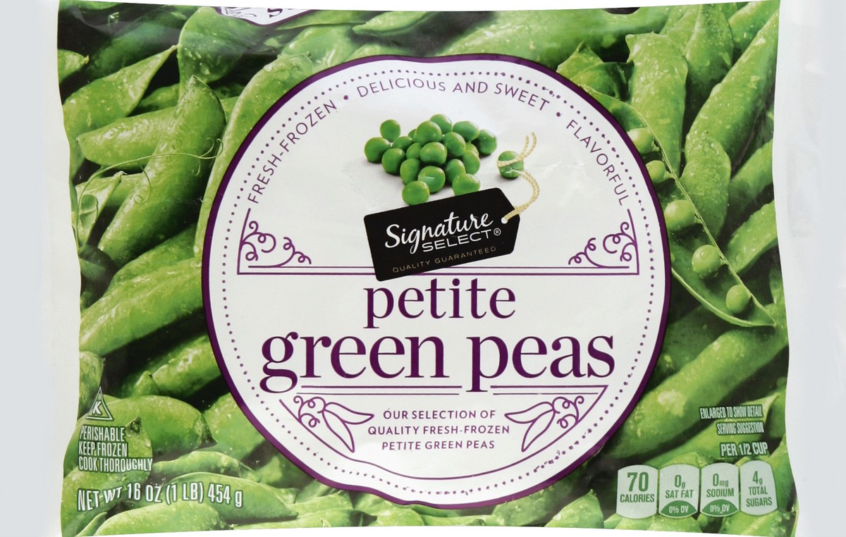 slide 4 of 7, Signature Select Green Peas 16 oz, 16 oz