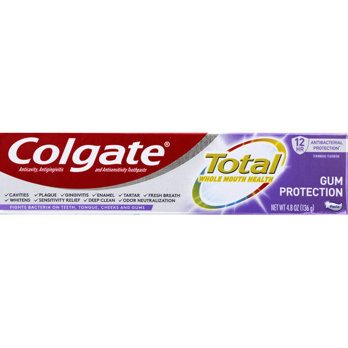 Colgate Toothpaste, Anticavity, Antigingivitis And Antisensitivity 4.8 ...