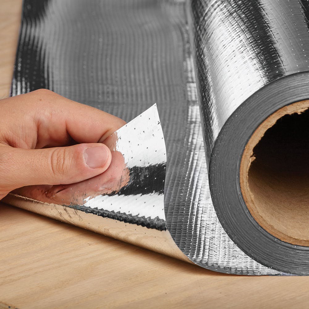 slide 3 of 6, Reflectix R- Attic Unfaced Reflective Roll Insulation 500-sq ft ( 48-in W x 125-ft L ) Individual pack, 1 ct