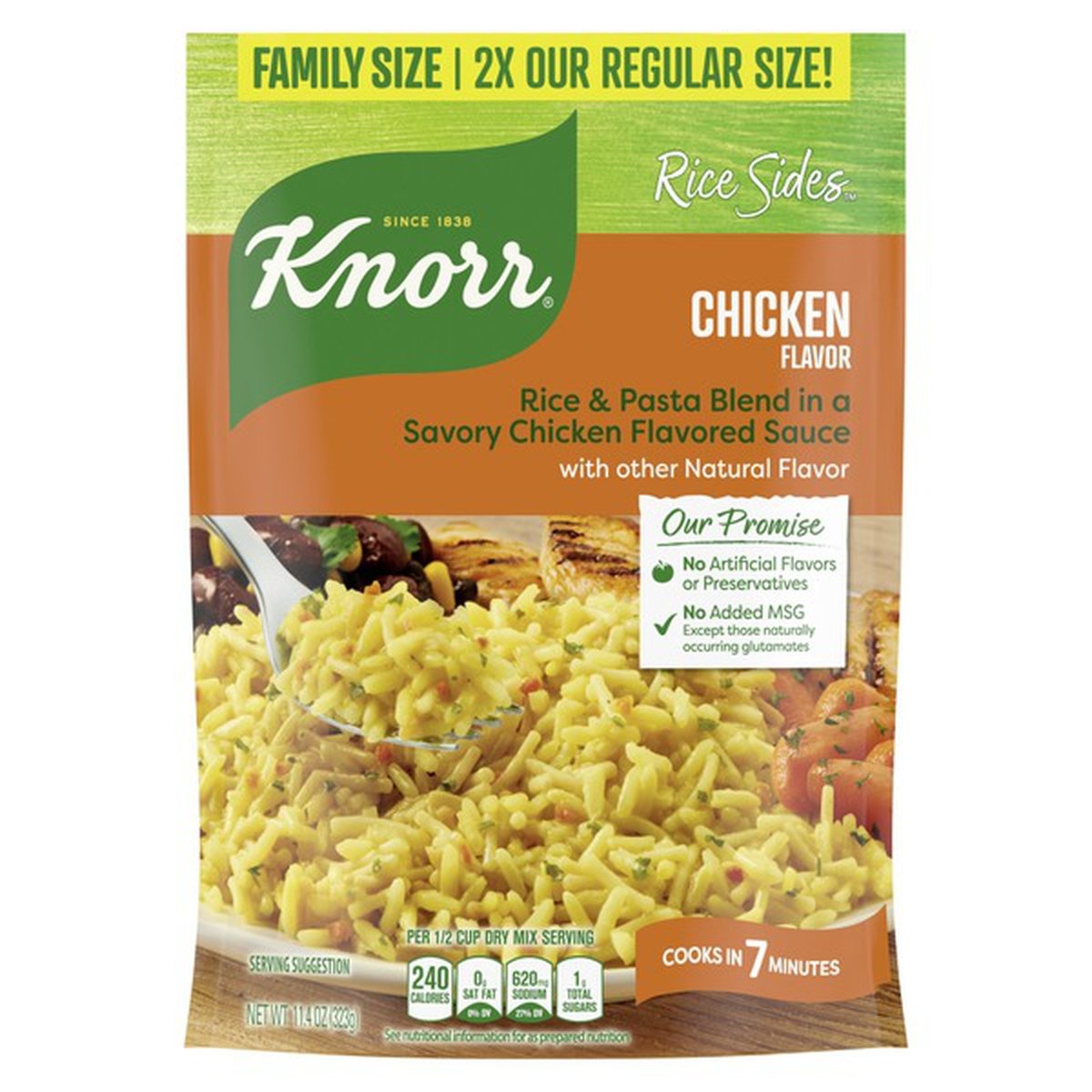 slide 1 of 1, Knorr Rice Side Dish Chicken, 11.4 oz