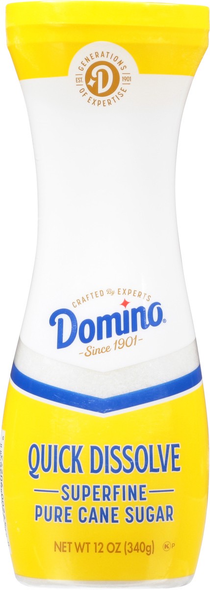 slide 3 of 13, Domino Quick Dissolve Superfine Sugar, 12 oz