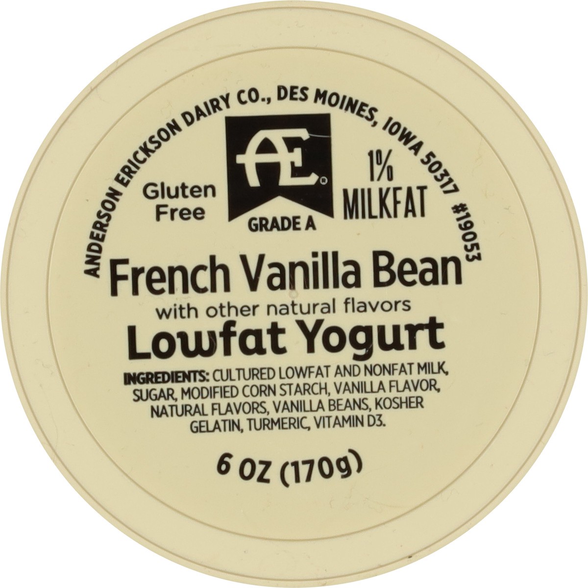 slide 5 of 11, Anderson Erickson Dairy Lowfat French Vanilla Bean Yogurt 6 oz, 6 oz