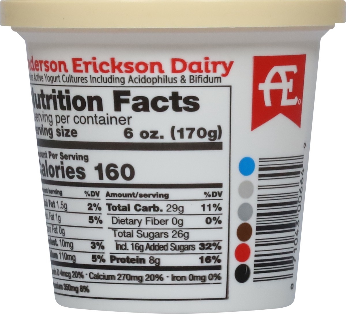 slide 7 of 11, Anderson Erickson Dairy Lowfat French Vanilla Bean Yogurt 6 oz, 6 oz