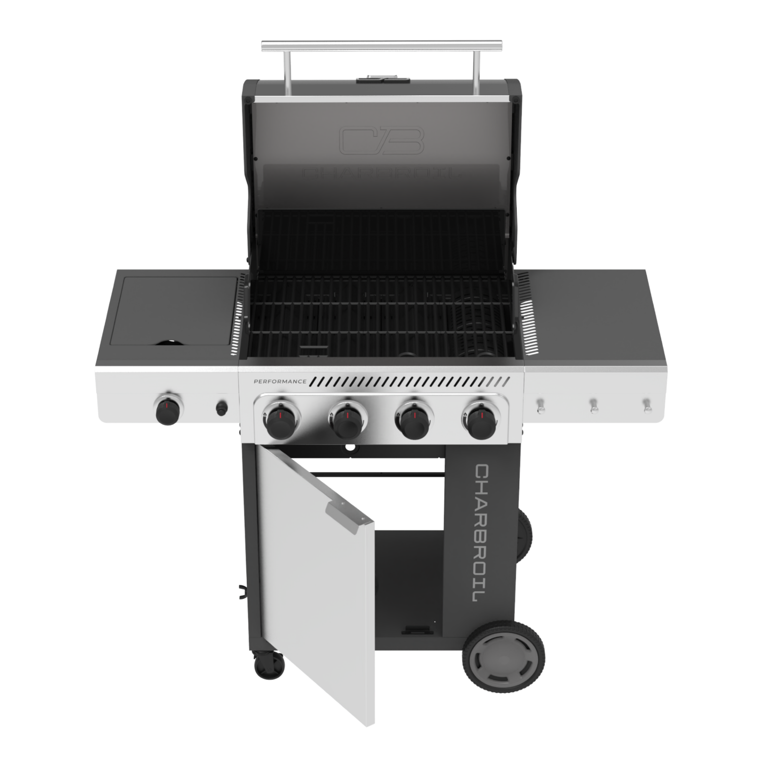 slide 2 of 5, Char-Broil Char-Broil Performance 4 BR Gas Grill with Side Burner, 1 ct