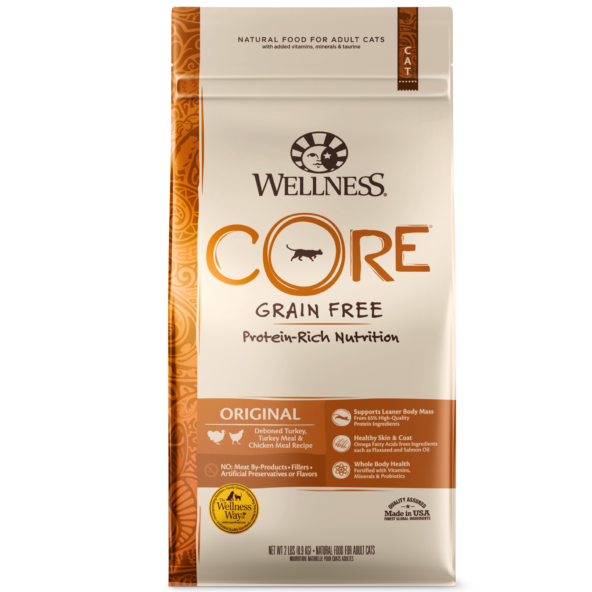 slide 1 of 5, Wellness Fish & Fowl Core, 2 lb