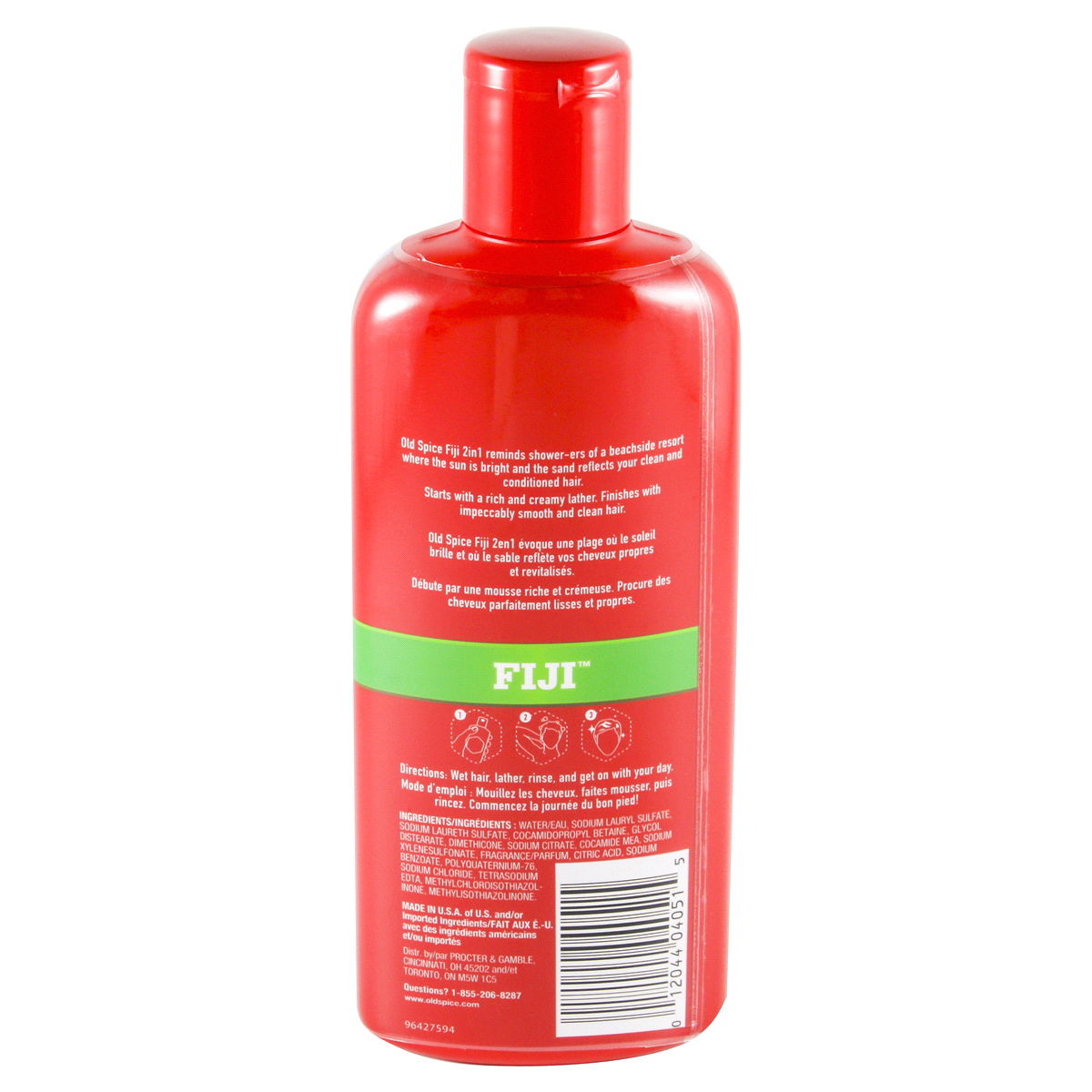 slide 2 of 2, Old Spice Fiji 2-in-1 Shampoo And Conditioner, 12 fl oz