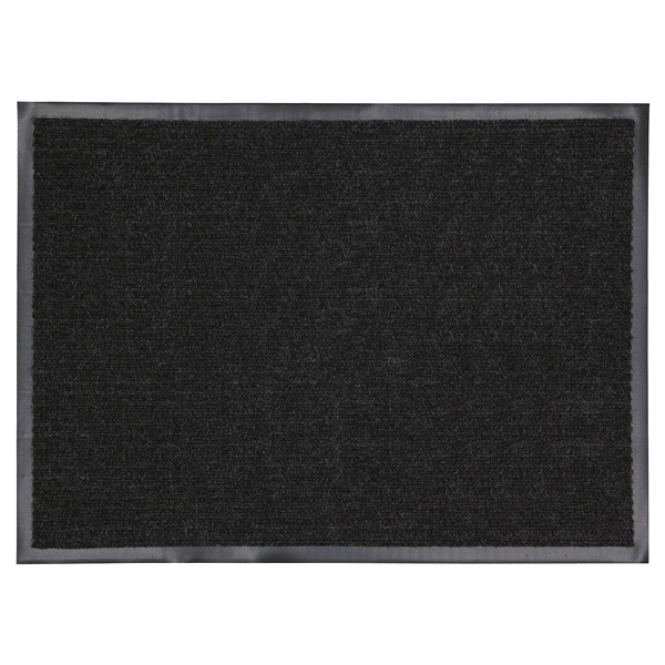 slide 1 of 1, Mohawk Dura 2-Rib Doormat - Charcoal, 24 in x 36 in