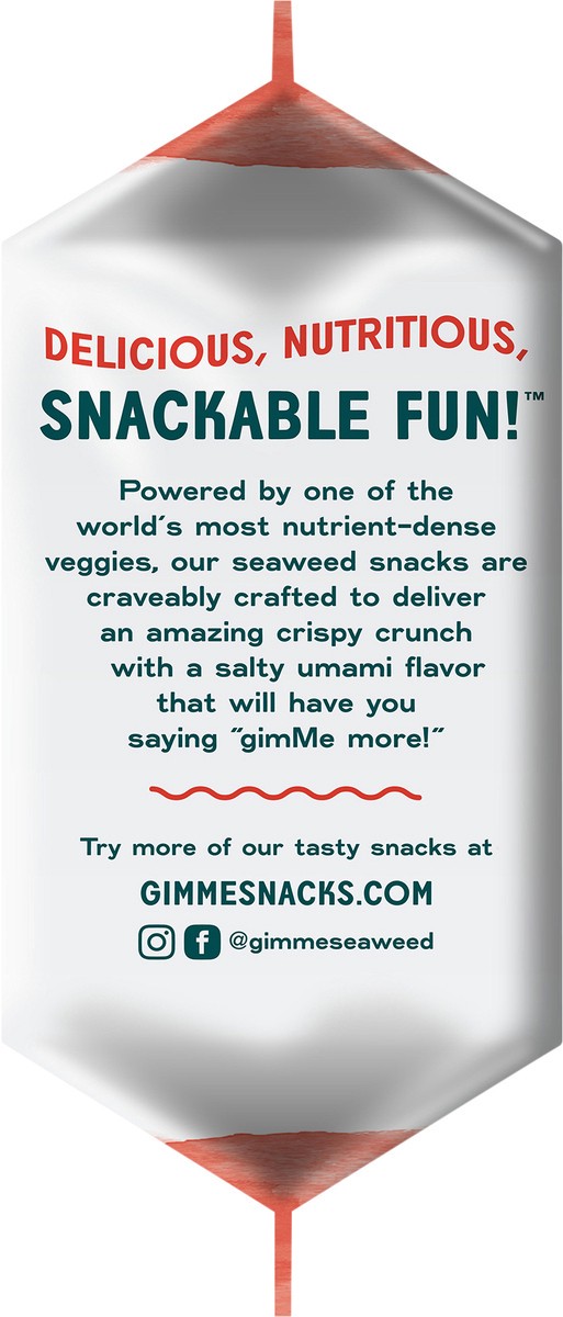 slide 6 of 7, gimMe Organic Roasted Chili Lime Seaweed Snacks 0.35 oz, 0.35 oz