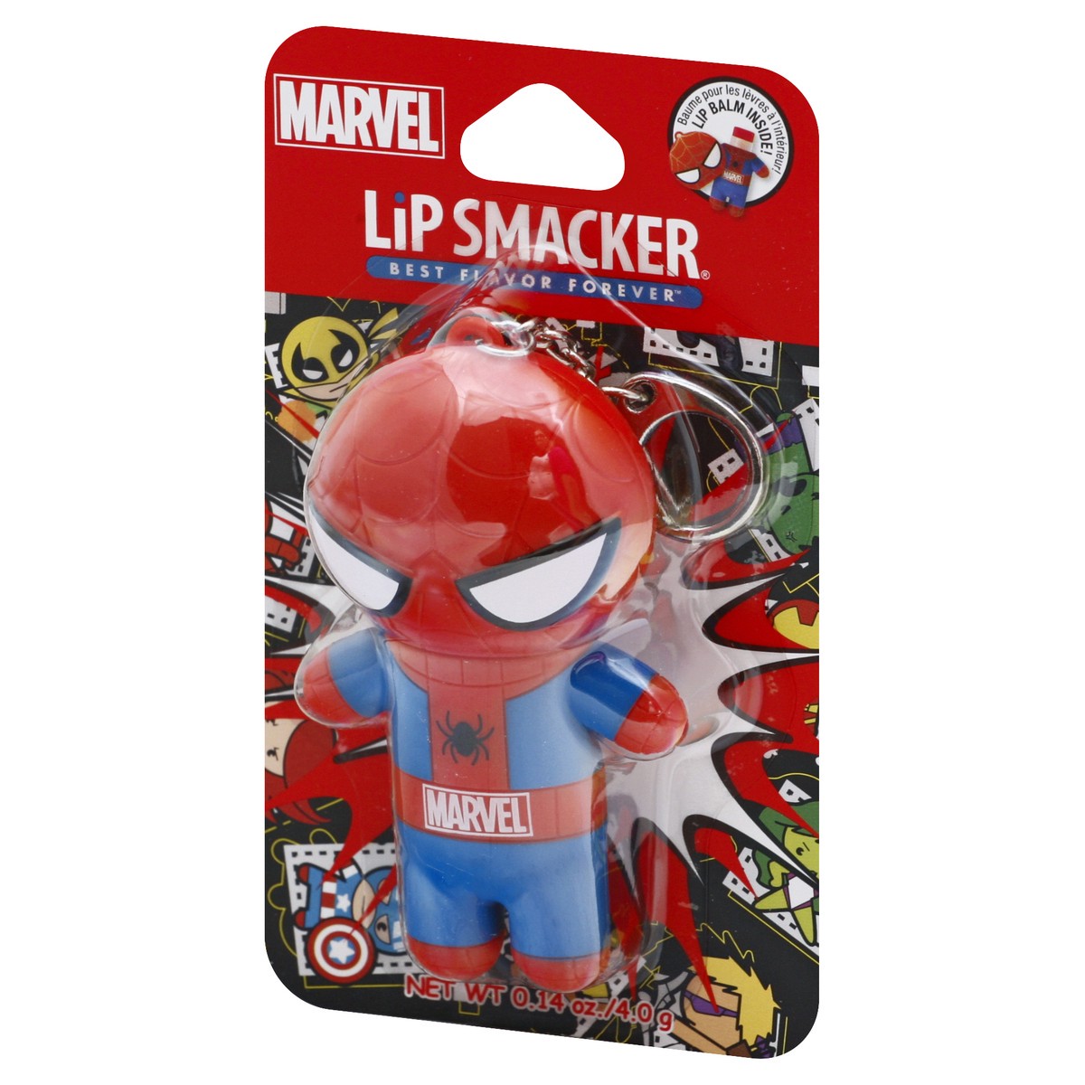 slide 4 of 10, Lip Smacker Marvel Spiderman Amazing Pomegranate Lip Balm 0.14 oz, 0.14 oz