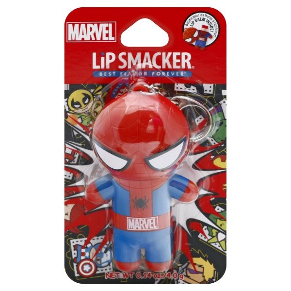 slide 1 of 10, Lip Smacker Marvel Spiderman Amazing Pomegranate Lip Balm 0.14 oz, 0.14 oz