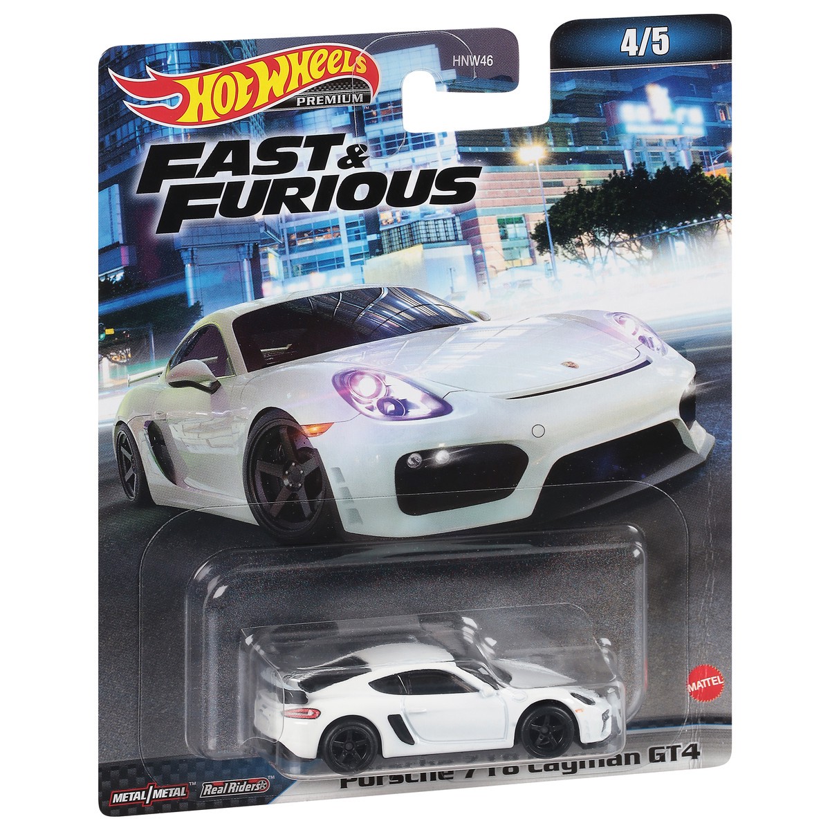 slide 7 of 9, Mattel Hot Wheels Fast & Furious car, Porsche Cayman, 1 ct