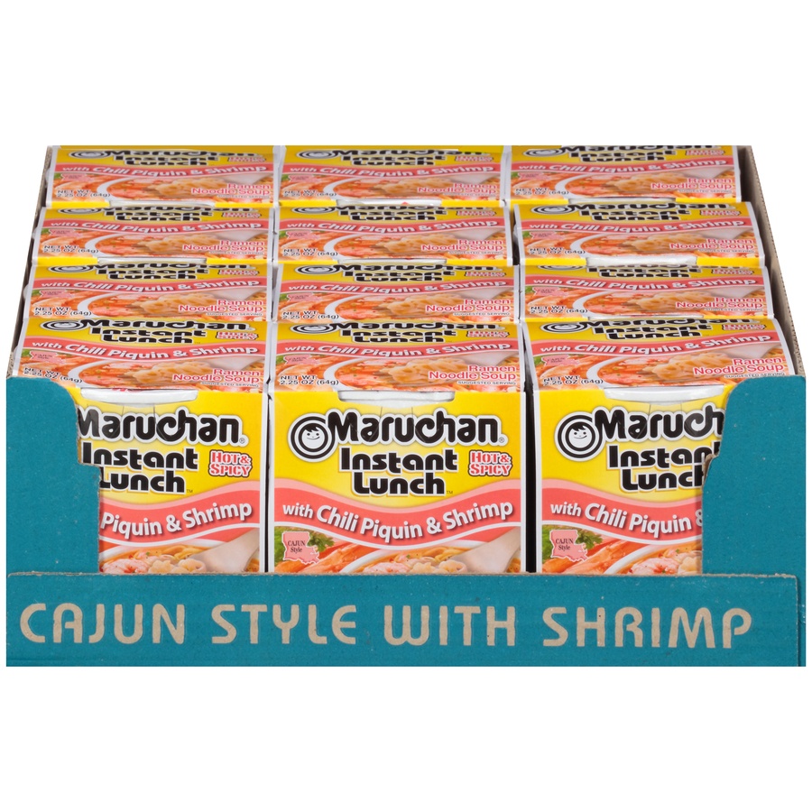 slide 1 of 8, Maruchan Instant Lunch, Chili Pequin & Shrimp, 12 pk /2.25