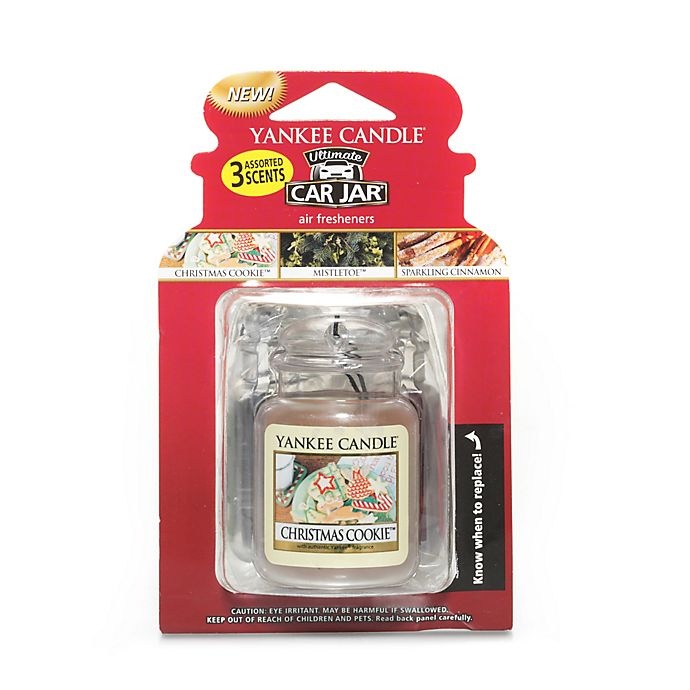 slide 1 of 1, Yankee Candle Car Jar Ultimate Christmas, 3 ct