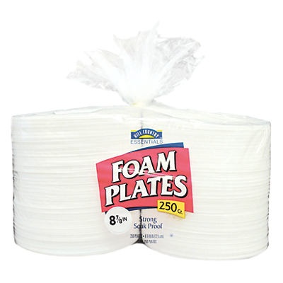 slide 1 of 1, Hill Country Fare 9 Inch Everyday Foam Plates, 250 ct