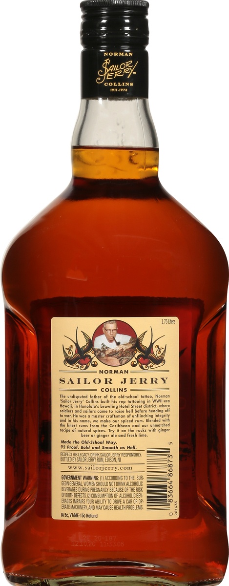 slide 8 of 9, Sailor Jerry Spiced Rum, 1.75 liter