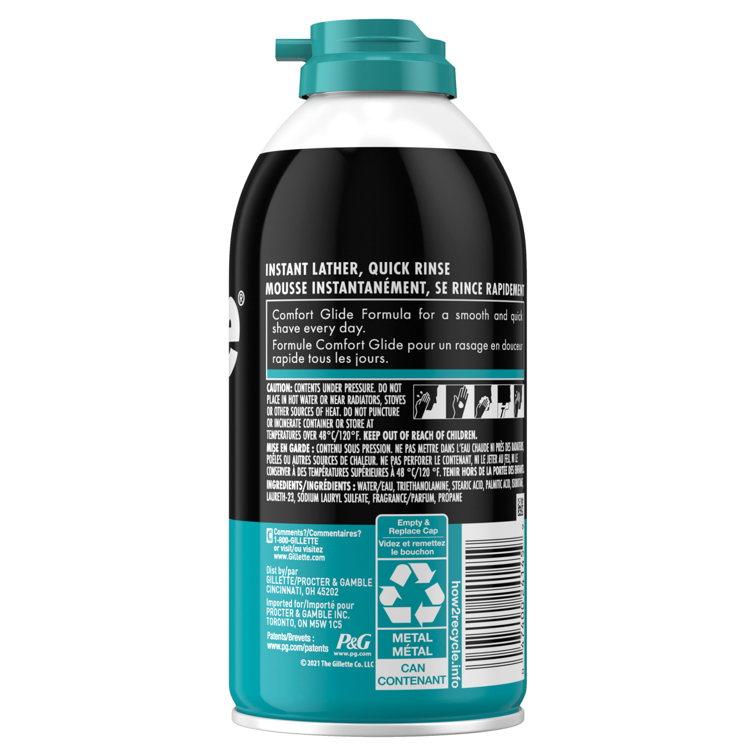 slide 3 of 8, Gillette Foamy Sensitive Shave Foam For Men, Sensitive Skin, 11oz, 11 oz