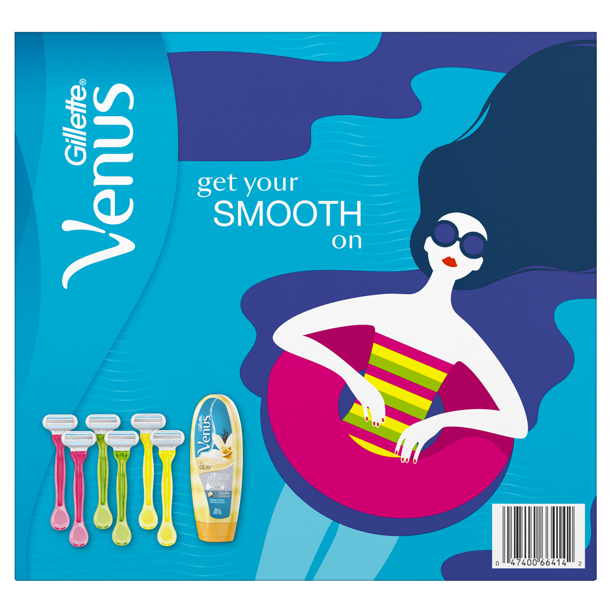 slide 2 of 3, Gillette Venus Tropical Disposable Razor Gift Pack, 6 ct