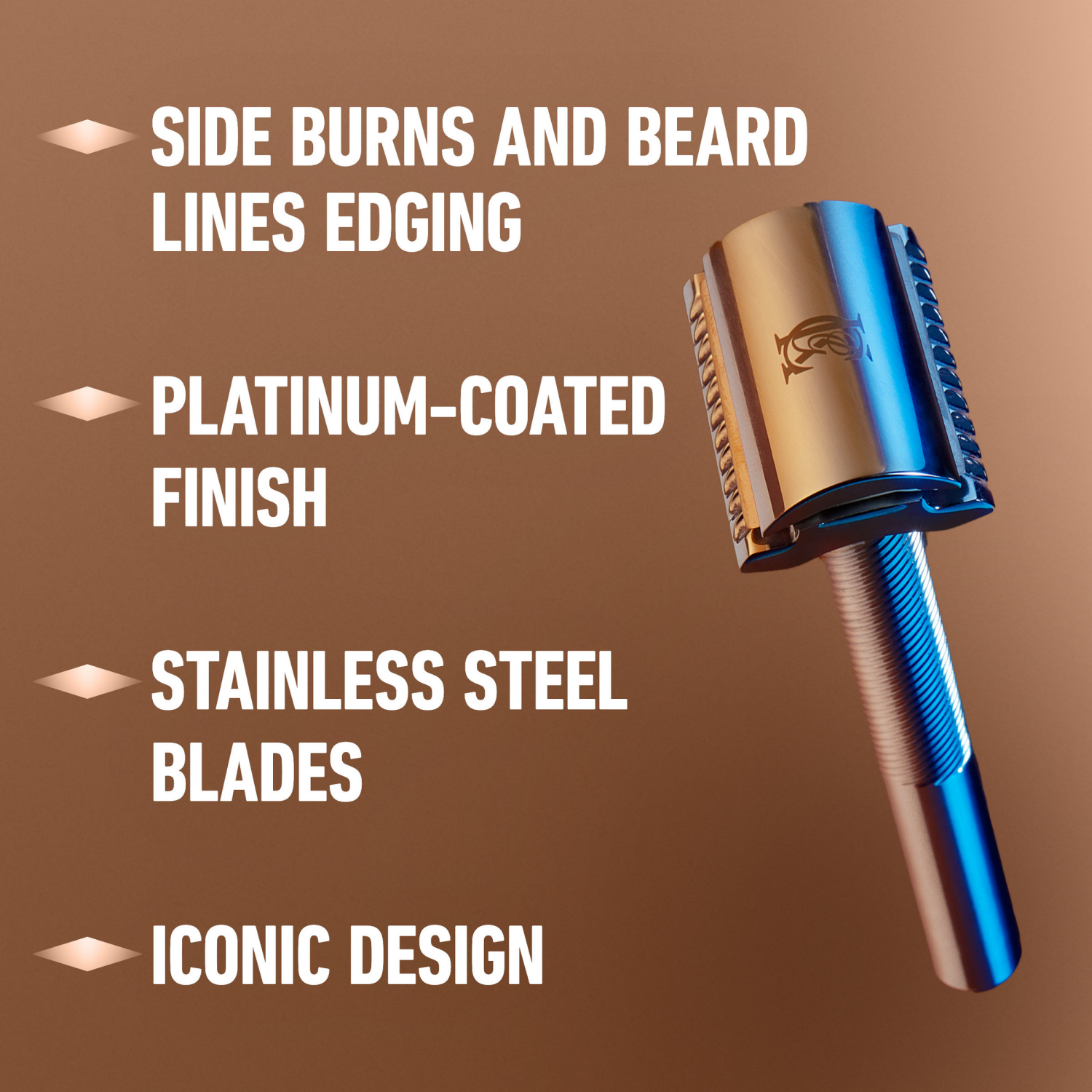 slide 3 of 5, King C Gillette King C. Gillette Men’s Double Edge Safety Razor with 5 Double Edge Refill Blades, 1 ct